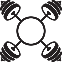 Bodybuilder 9 Craft Design Svg File, Free Vectors File